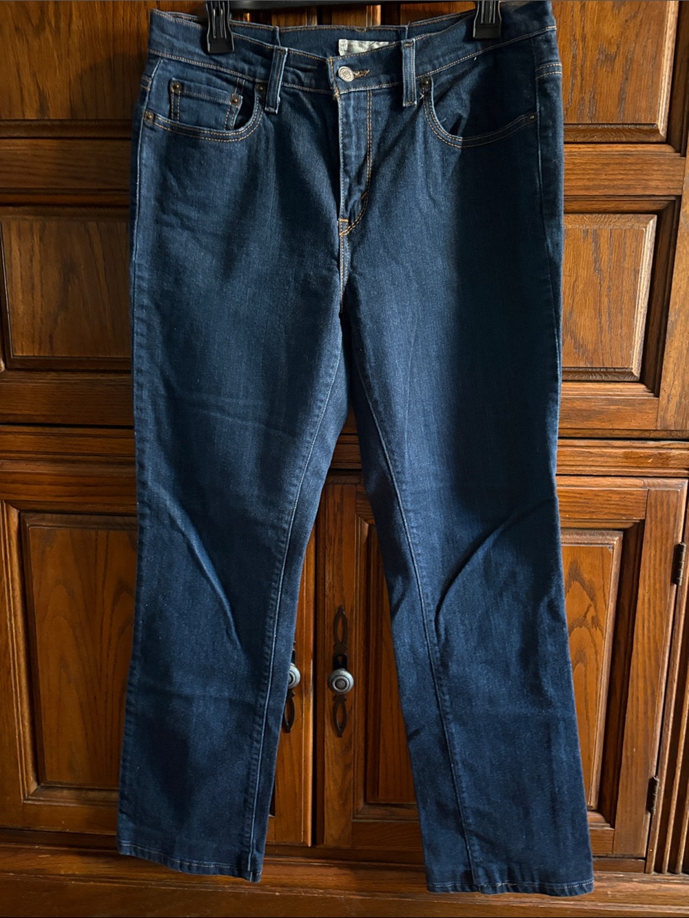 Levi's Navy Straight-Leg Women's Jeans